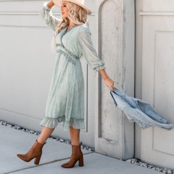 Ankle block heel booties - Picture 2 of 6